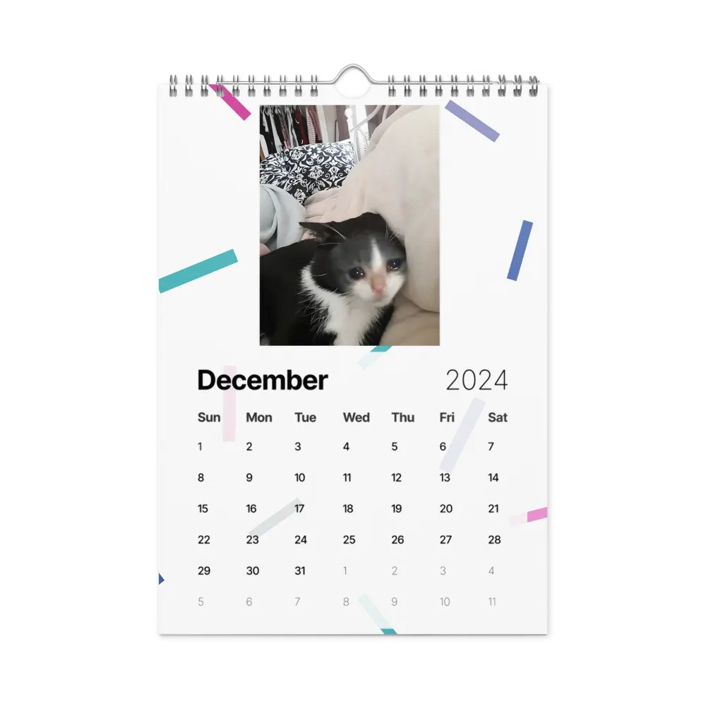 Wall Calendar (2024): Meme Cats product image (6)
