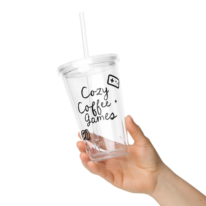 Cozy Coffee + Games Clear Tumbler product image (1)
