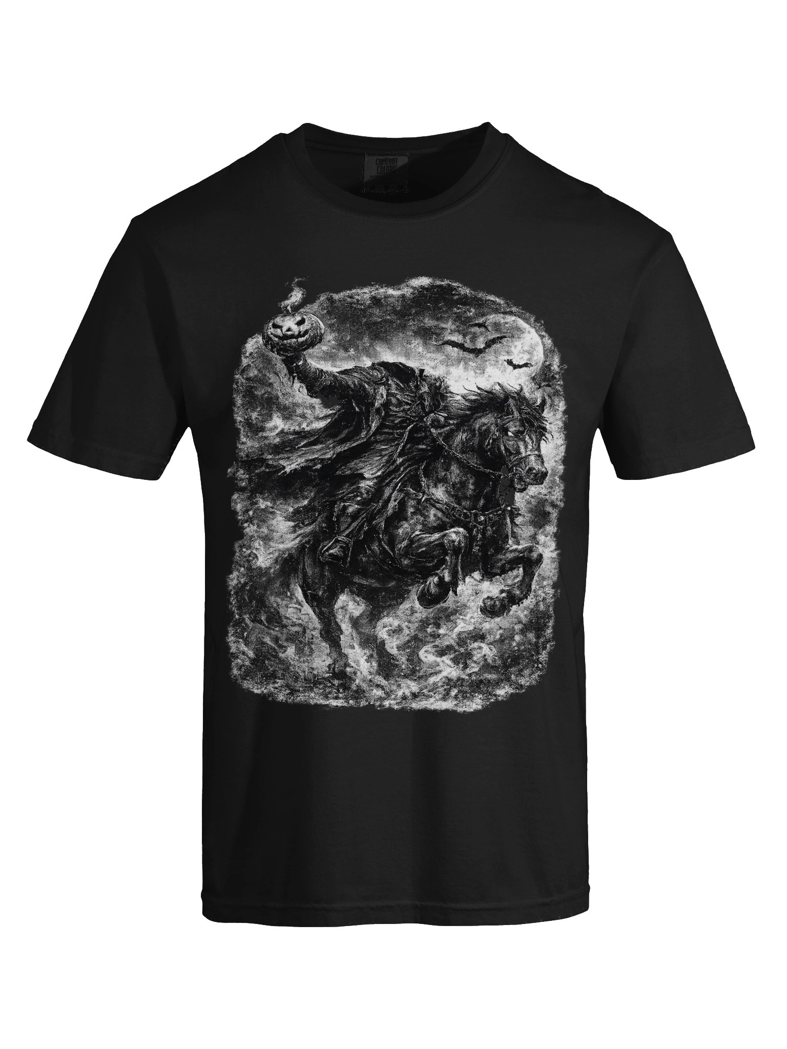 Headless Horseman Graphic Tee | Vintage Halloween Gothic Shirt product image (5)