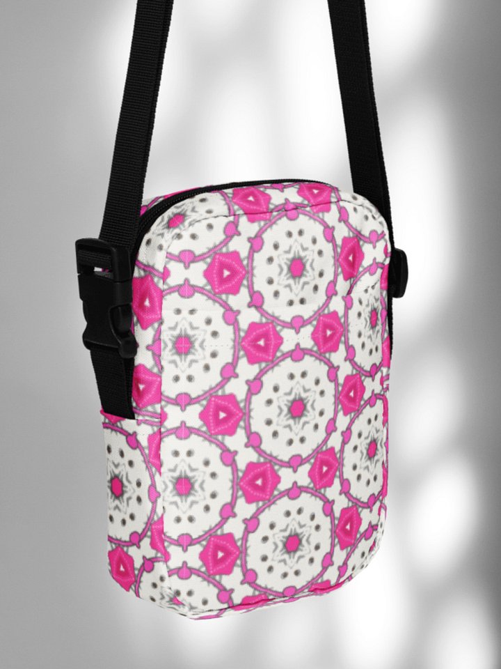 Symmetric Pink Geometric Crossbody Bag product image (2)