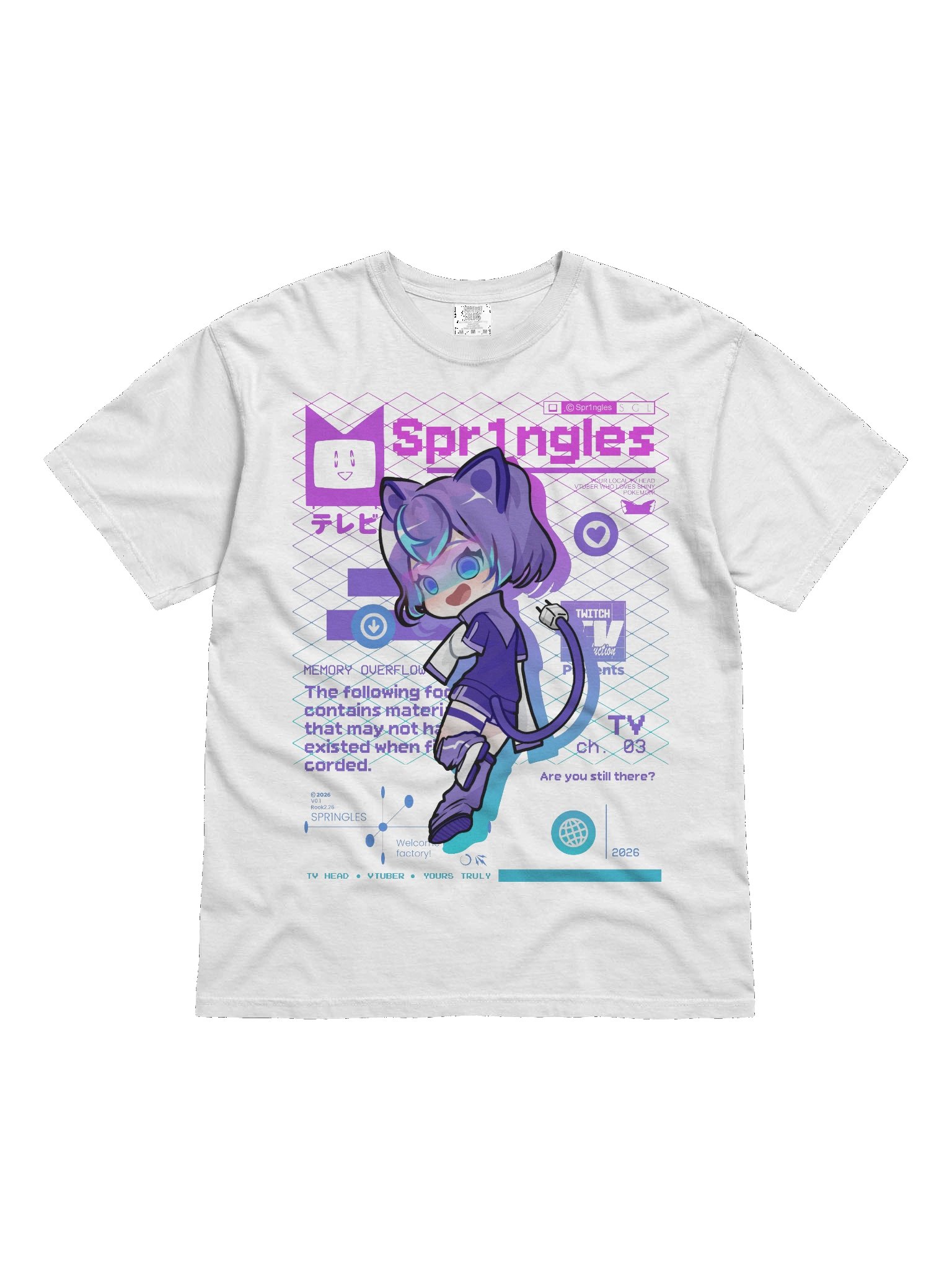 ★彡 Hello World Shirt (White) ★彡 product image (1)