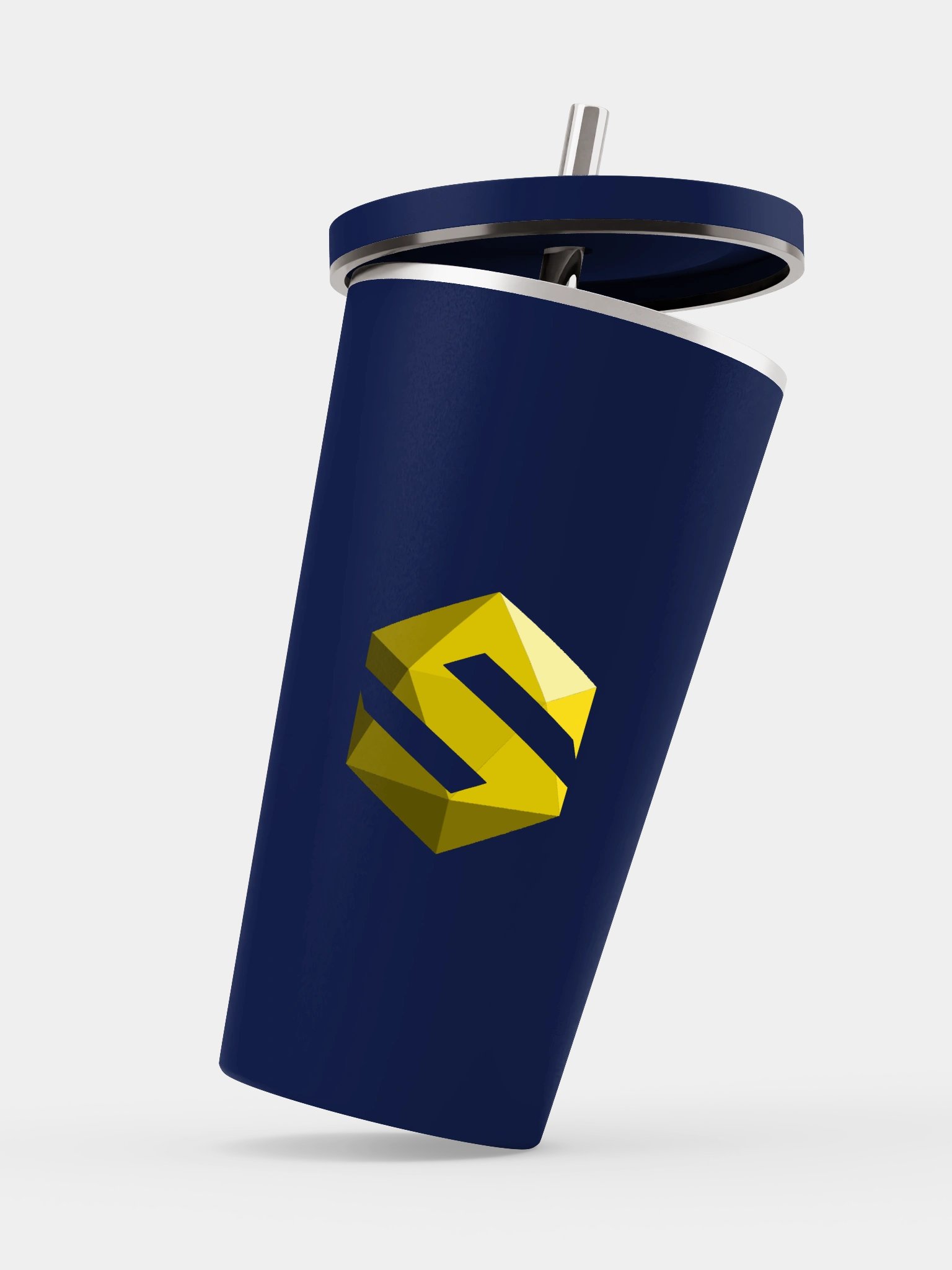 Full Logo Insulated Tumbler – Navy product image (1)