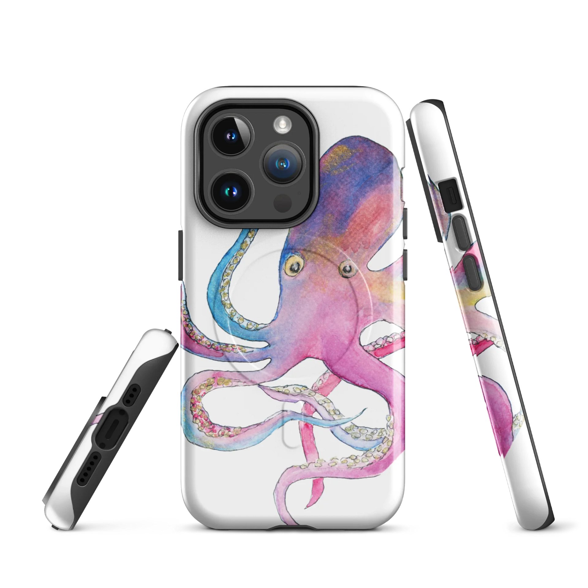 Rainbow Octopus MagSafe Tough iPhone Case product image (1)