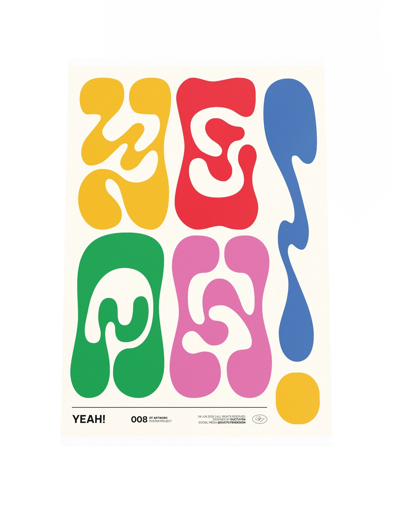 "YEAH!" Print Poster (Unframe) product image (3)