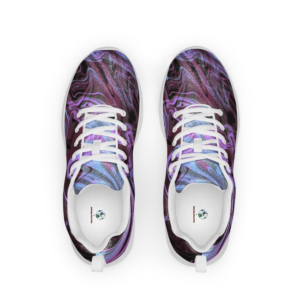 Psychedelic Swirl Women's Athletic Sneakers product image (2)