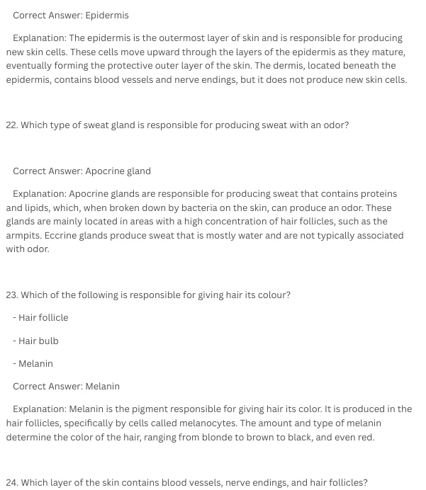 Complete Human Anatomy Quiz - Answer & Explanation Guide product image (2)