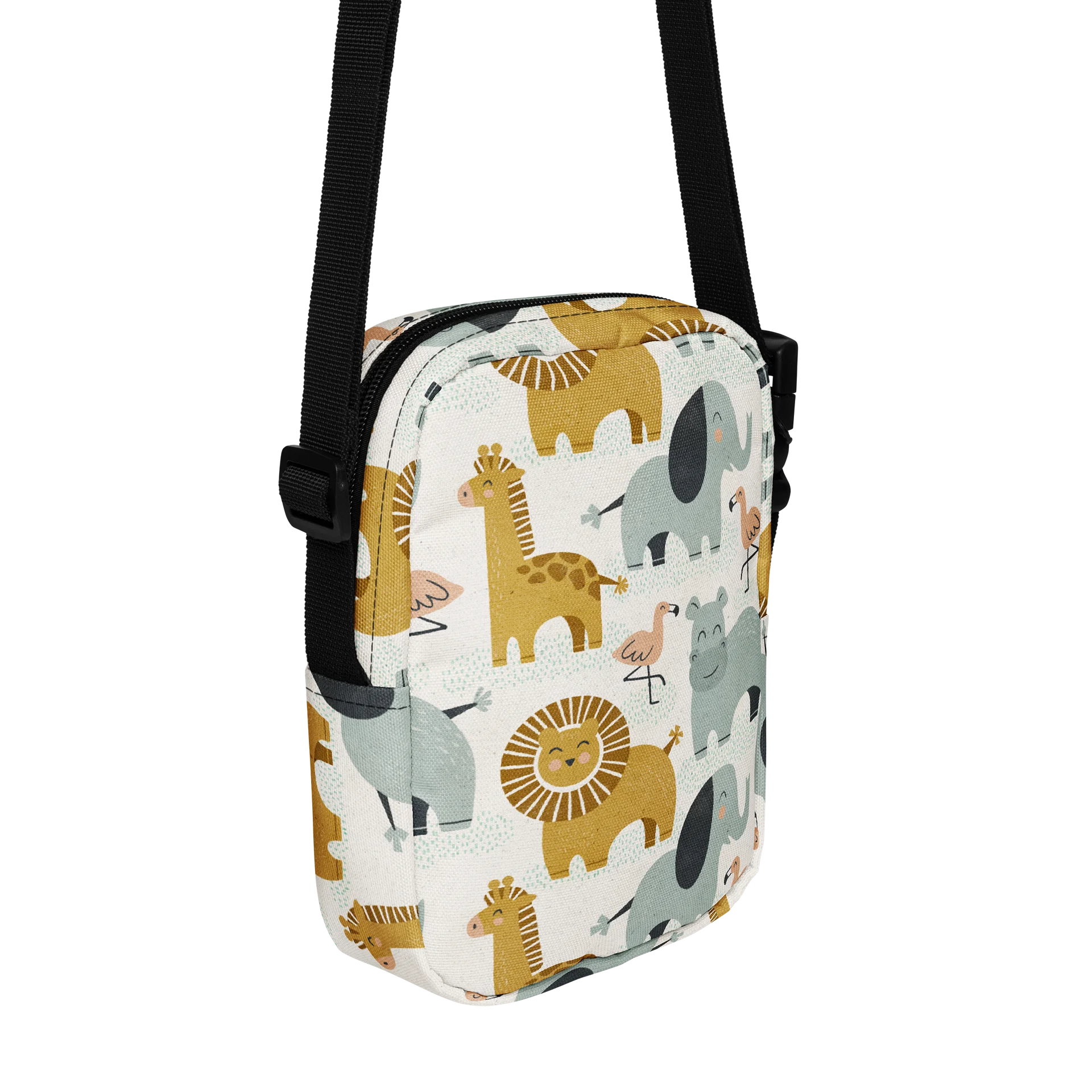 Retro Jungle Animals All-Over Crossbody Bag product image (3)