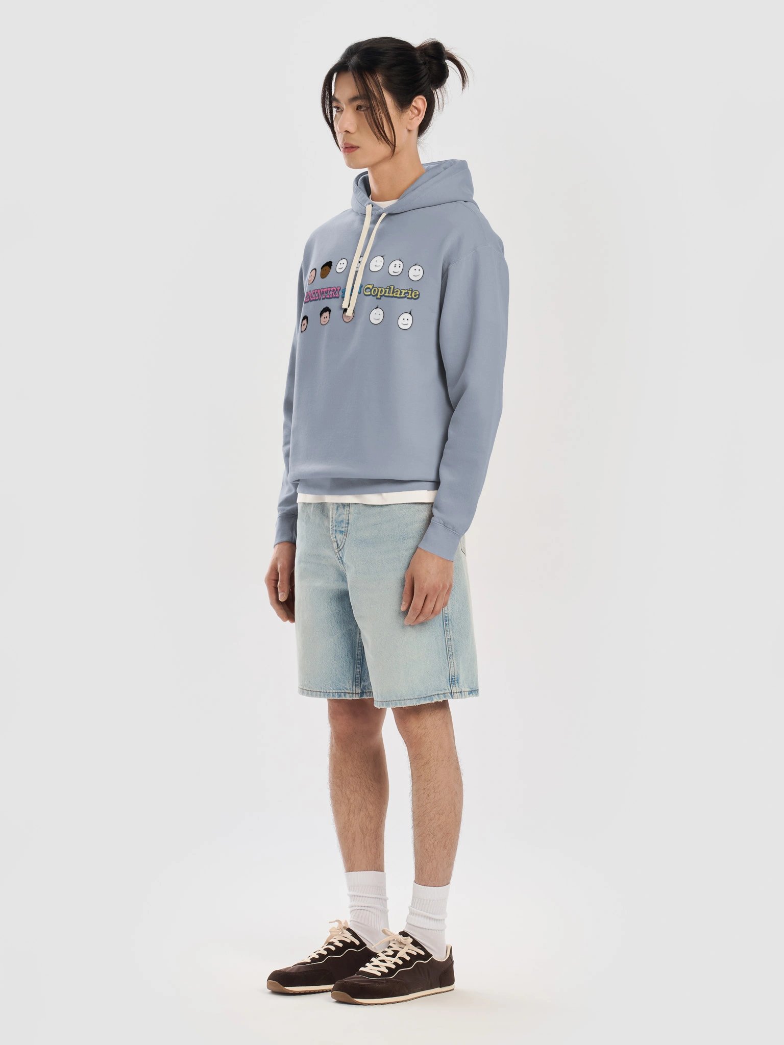 🧥 Hanorac Albastru Jean Bărbați „Amintiri Din Copilărie” – Personajele product image (7)