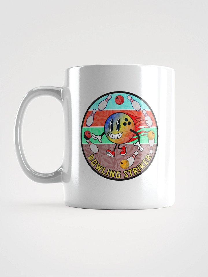 Bowling Striker White Glossy Mug product image (1)