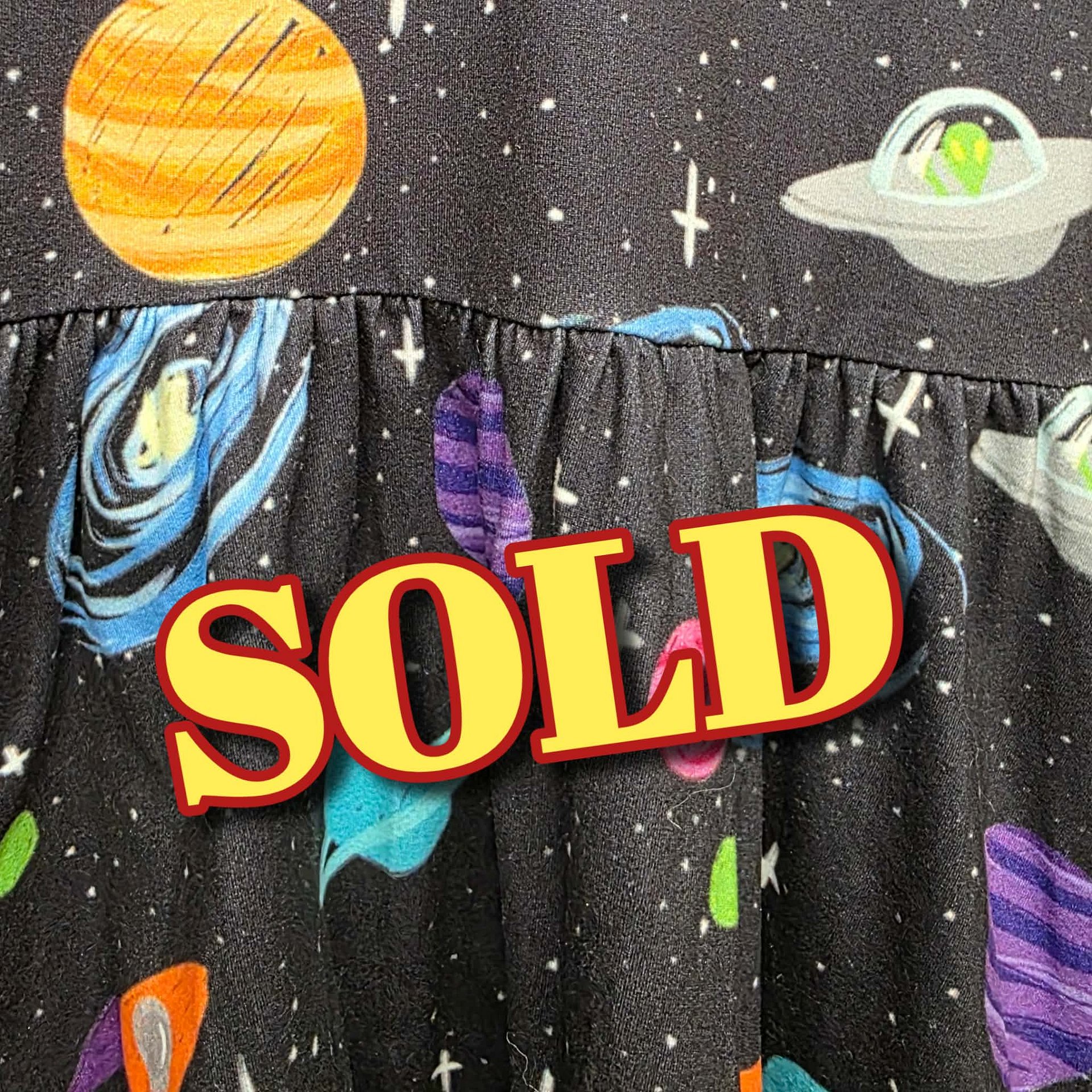 UNKNOWN - Size L (4) - GENTLY USED - Space kid dress product image (1)