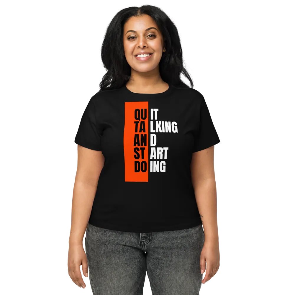 Quit Talking High-Waisted Tee product image (1)