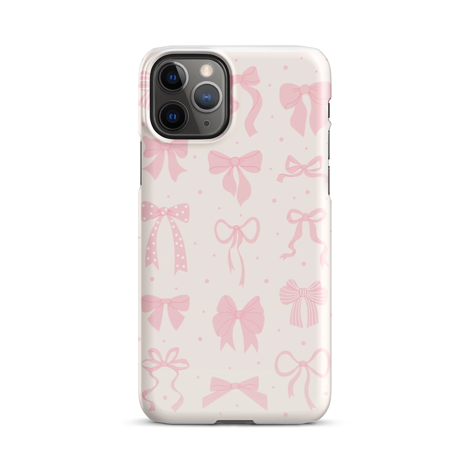 Pink Bow Pattern iPhone Snap Case product image (29)