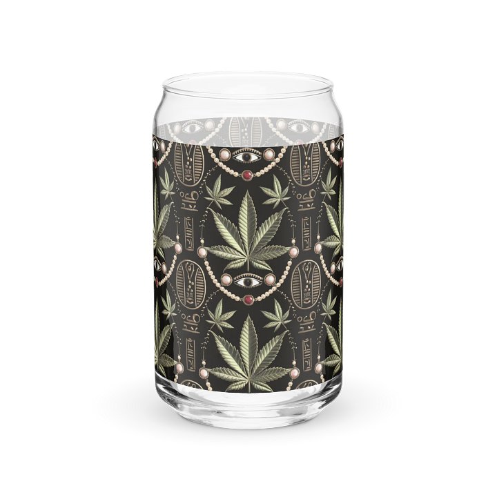 Cannabis - Kush of the Nile - Design | 16oz Can-Shaped Glass product image (1)