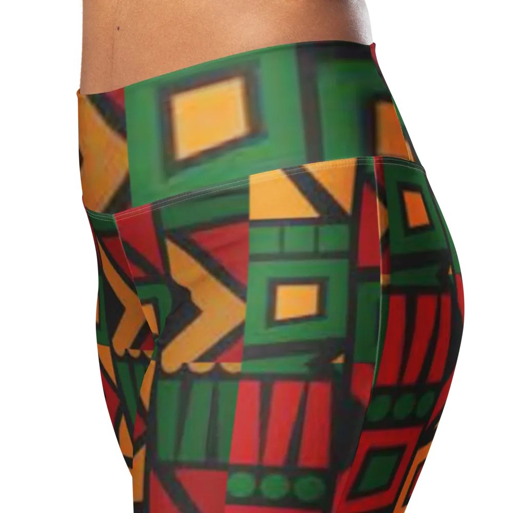 Black History Month Pattern Flare Pants product image (11)