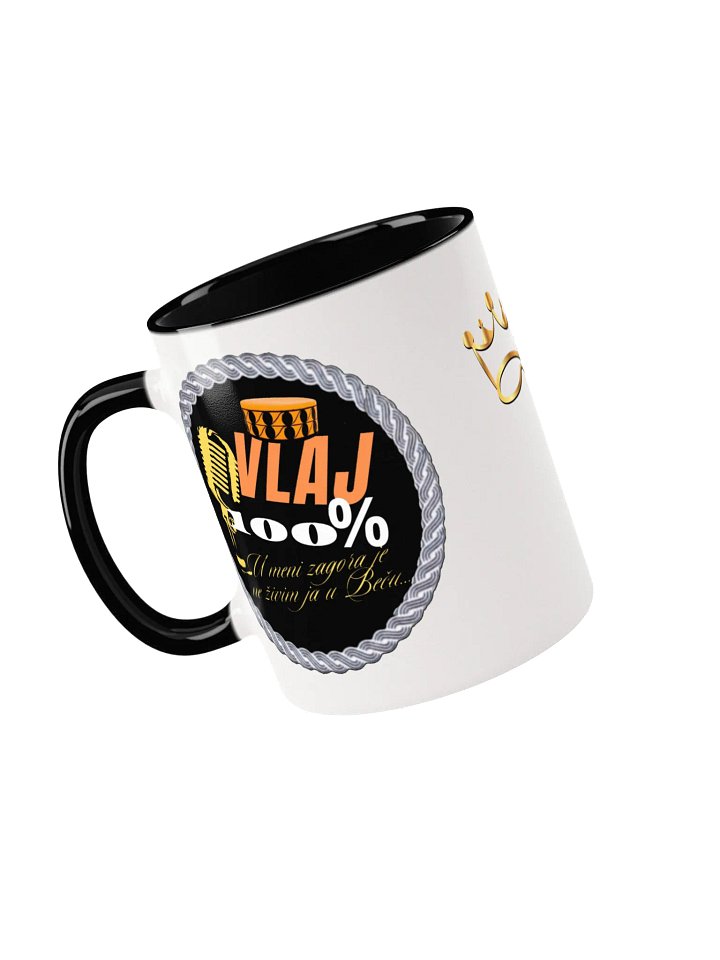 Vlaj 100% Royal Crest Ceramic Mug product image (1)