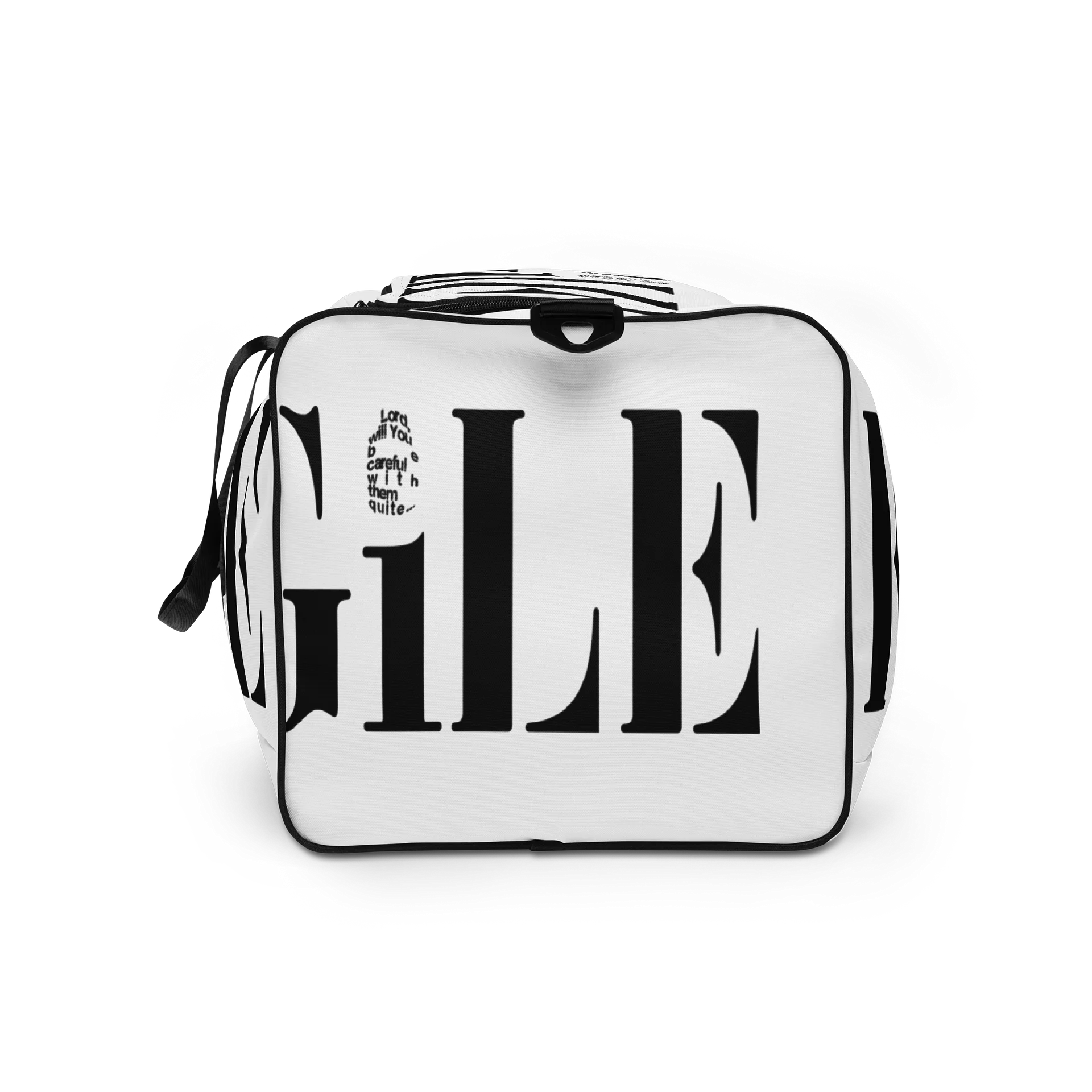 FRAGiLE White Duffel Bag product image (9)