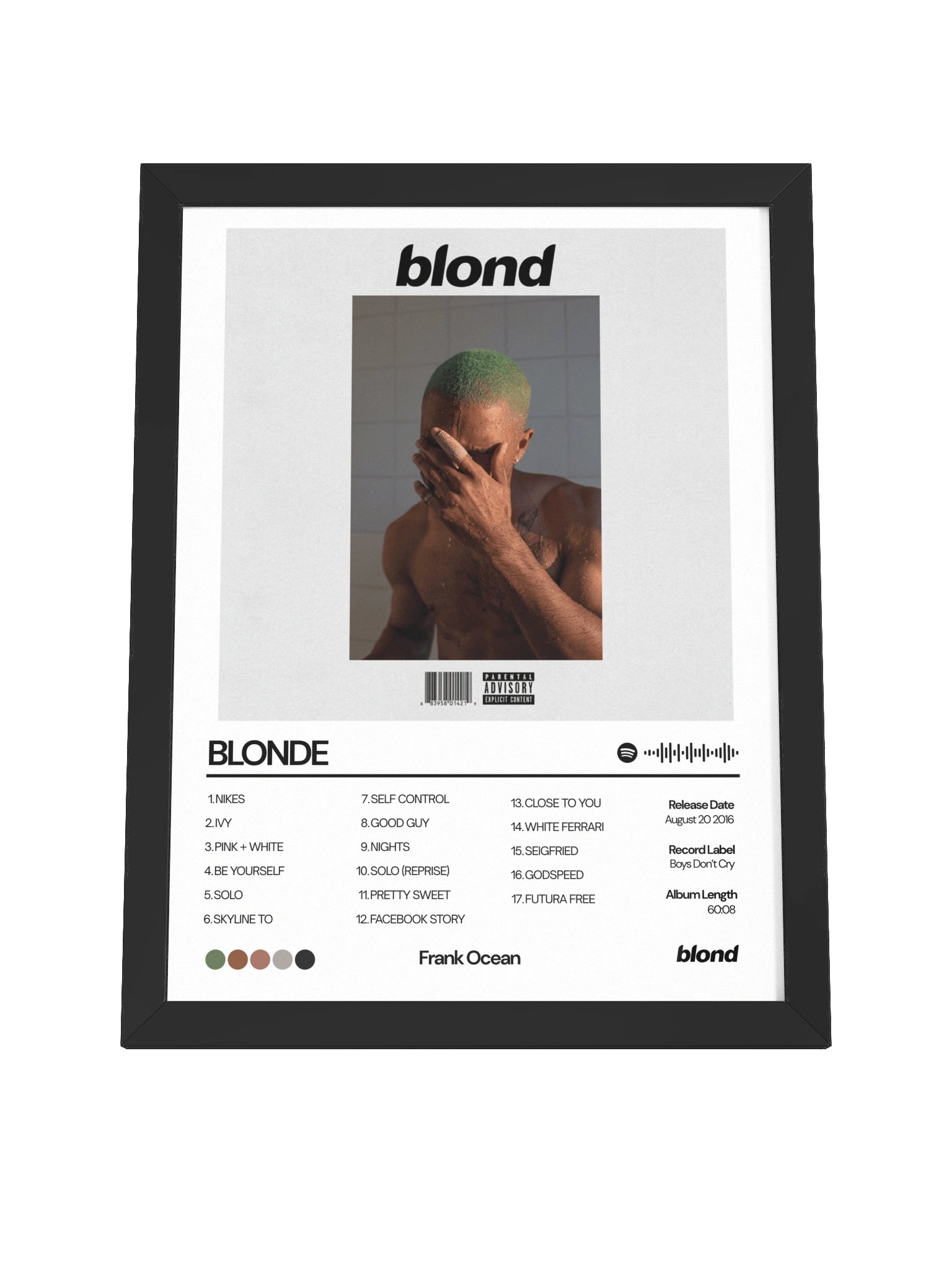 Frank Ocean Blond Framed Poster product image (15)