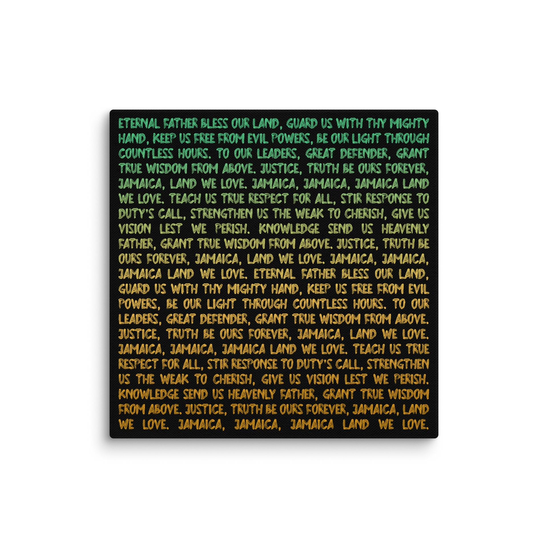 Jamaica National Anthem – Canvas Print product image (12)