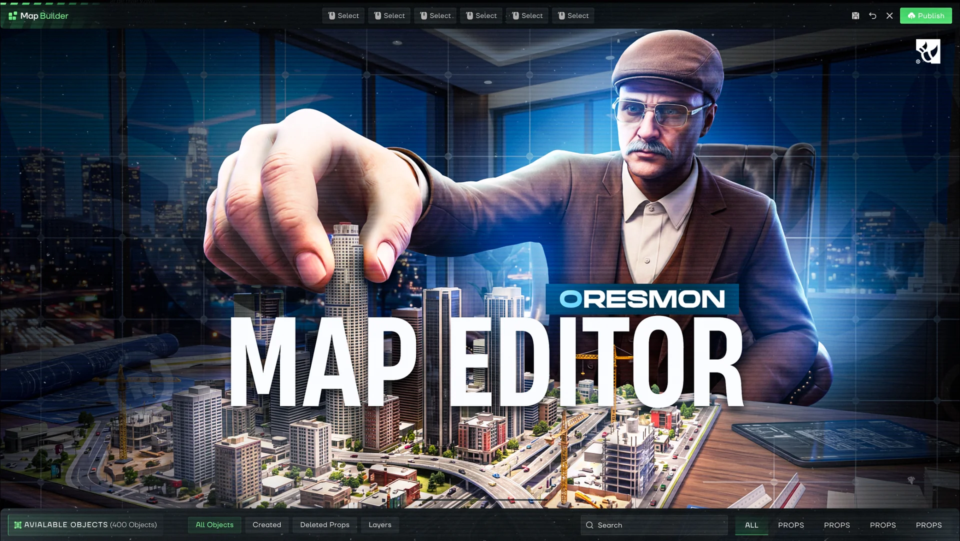 FiveM In-Game Map Editor | Create Custom Maps [ QBCore / ESX / QBOX ] product image (1)