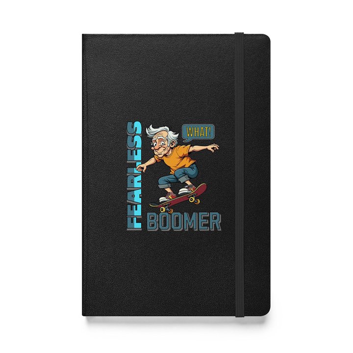 Fearless Boomer Skateboarding Hardcover Notebook product image (1)
