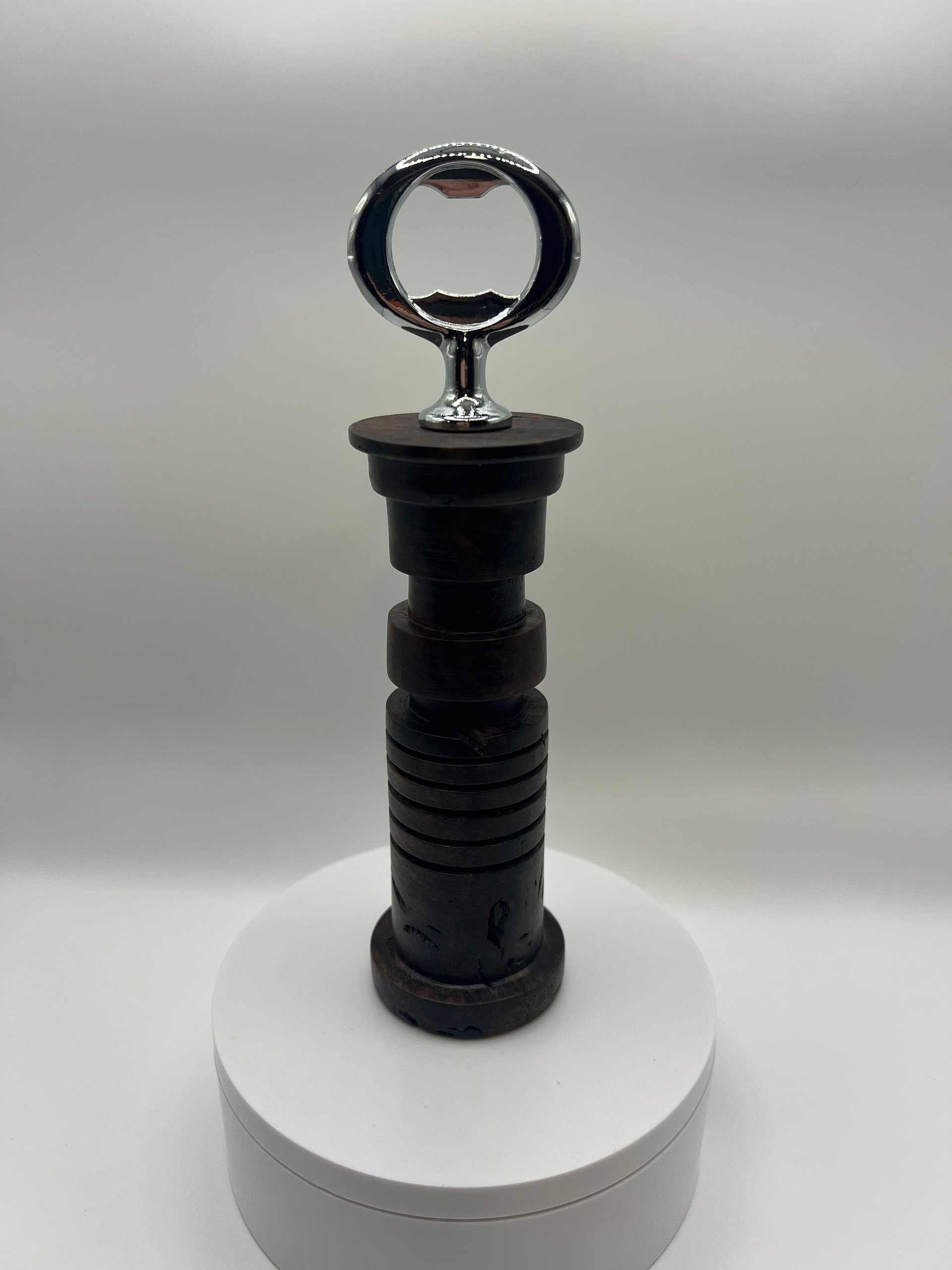 Hand-Turned Star Wars Inspired Black Walnut Burl Bottle Opener product image (9)