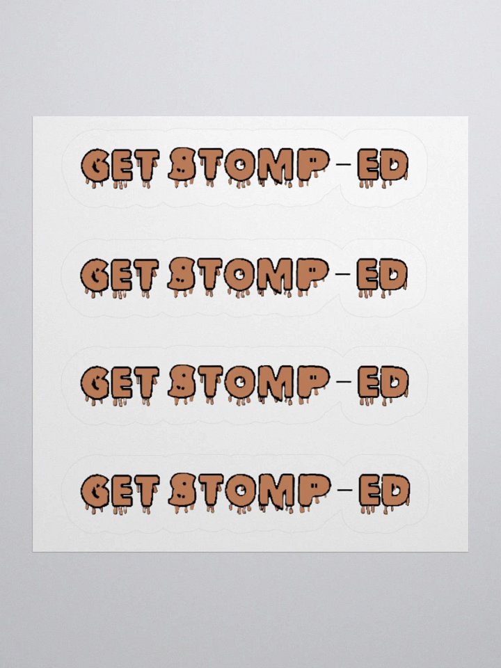 GET STOMP-ED - Stickers product image (1)