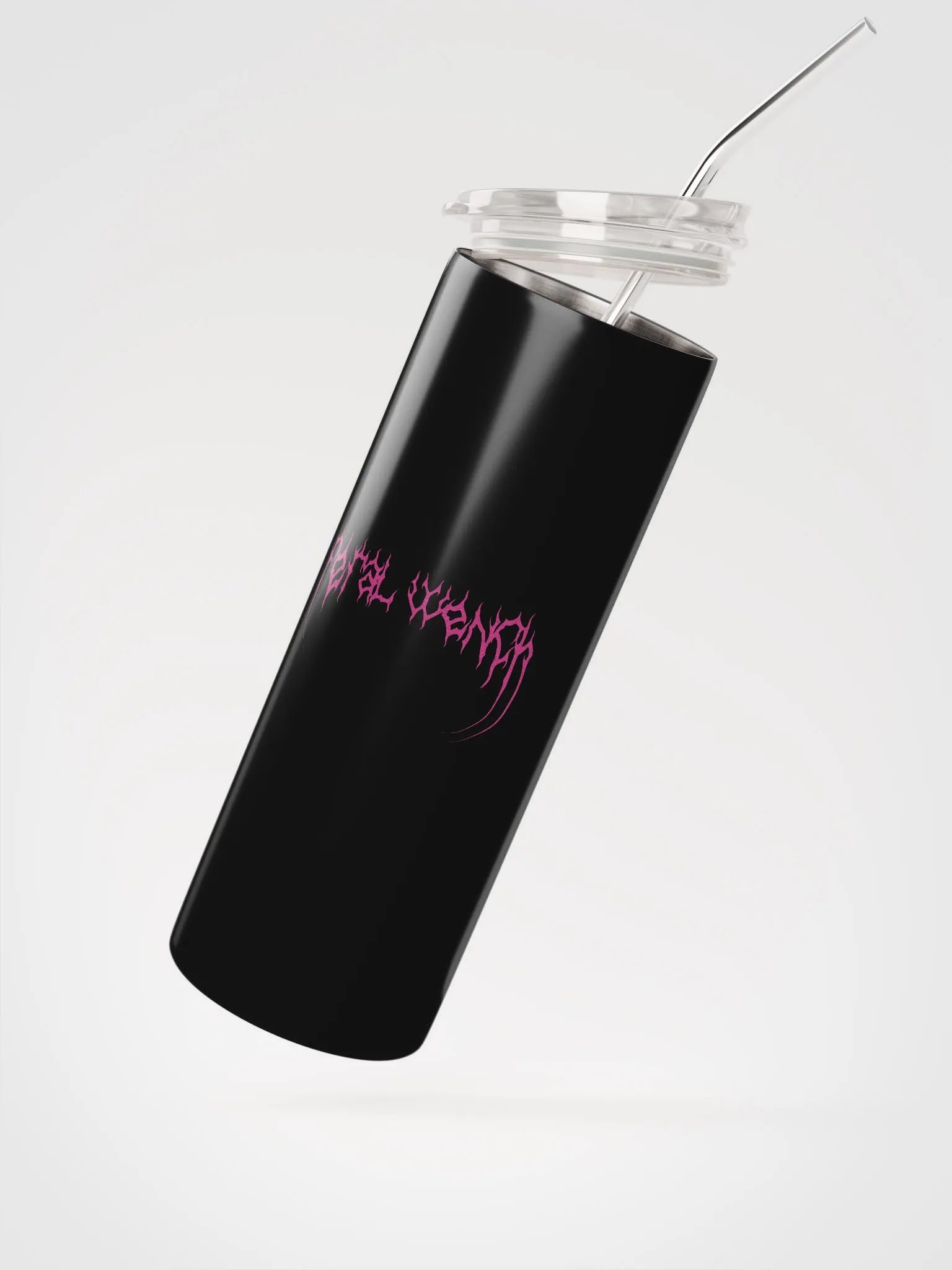 'Feral Wench' Metal Eco Tumbler (and eco straw) product image (2)