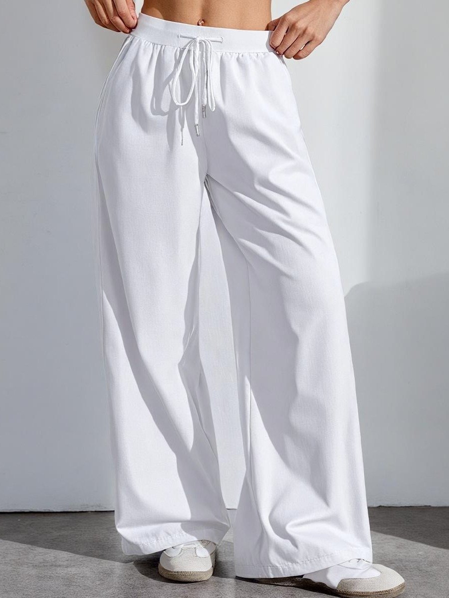 Wide Leg Drawstring Trousers product image (1)