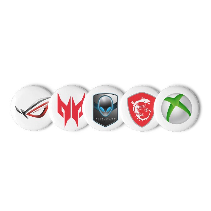 Gamer Legends Button Badge Set (1.25” / 2.25”) product image (1)