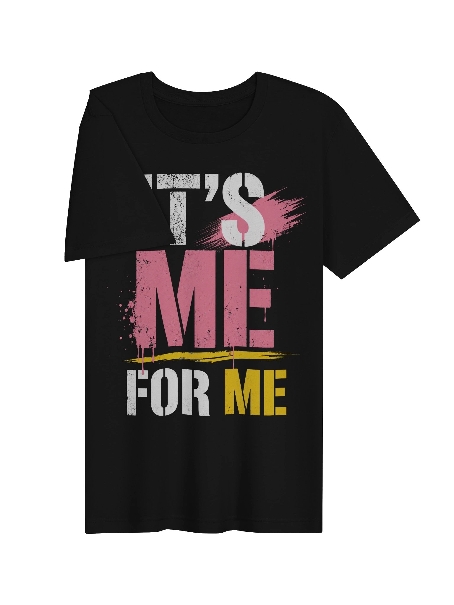 It's Me For Me Color Tee — Black product image (3)