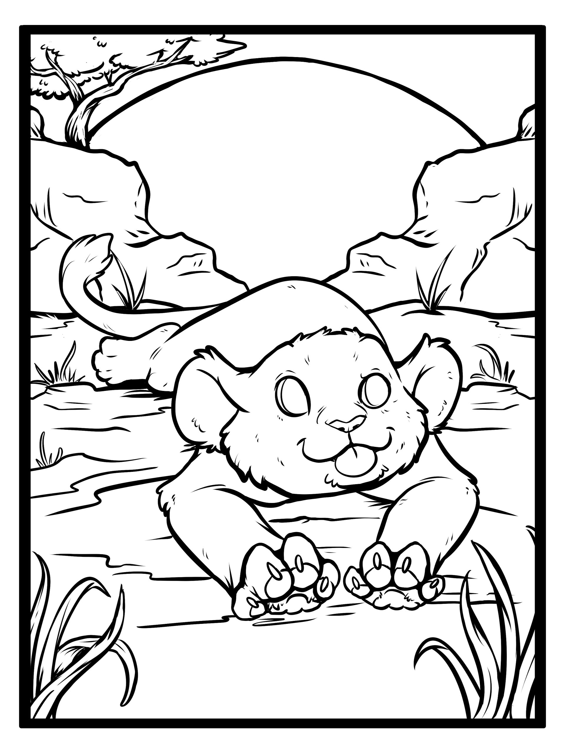 African Lion Collection - Coloring Pages product image (2)