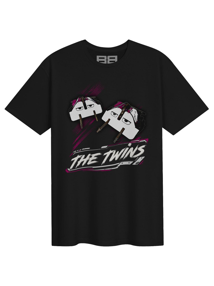 The Twins - BattleBots Choose Your Champion! - Pro League 2026 Two-Sided Tee product image (1)