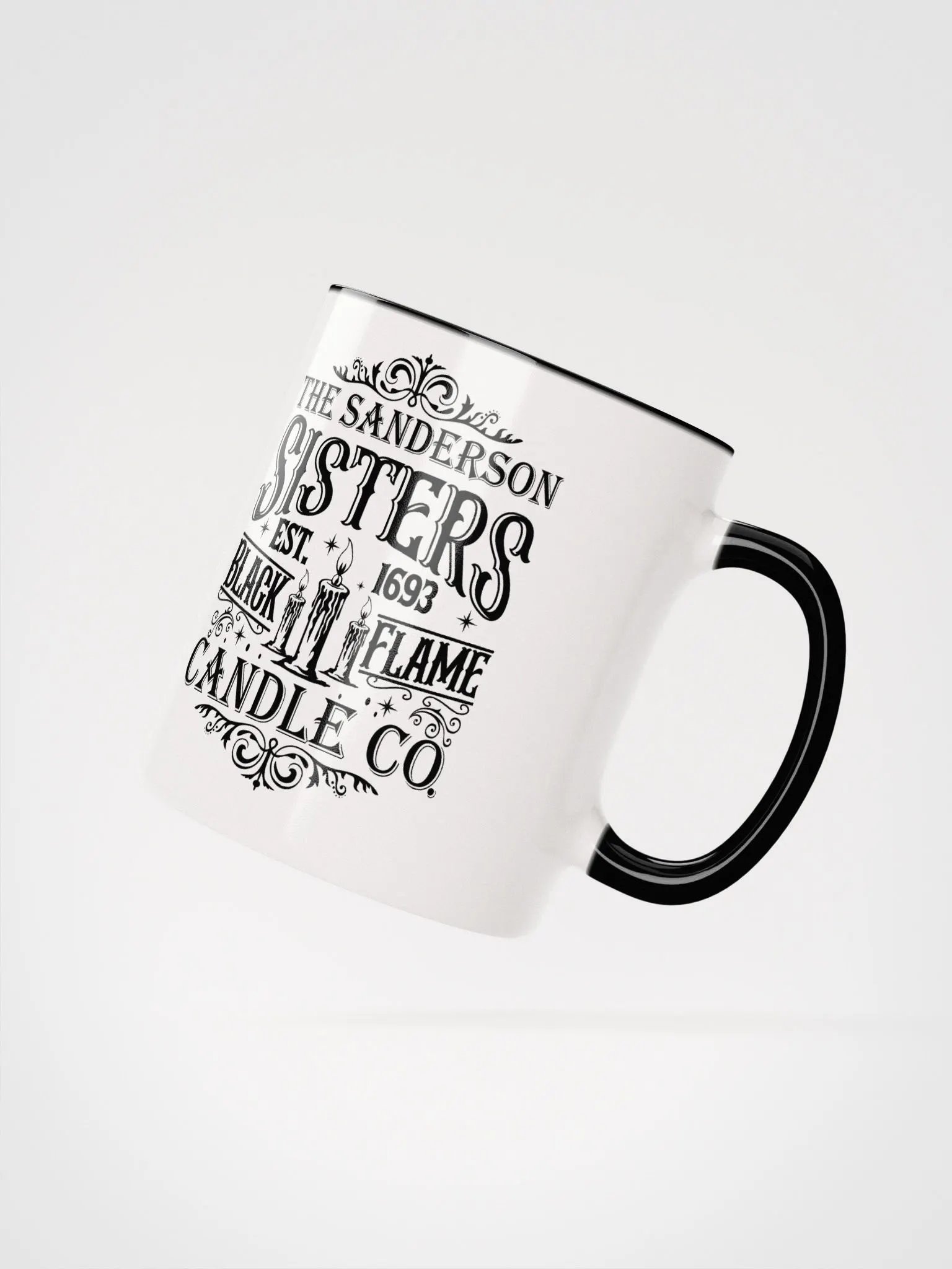 Black Flame Ceramic Mug product image (2)