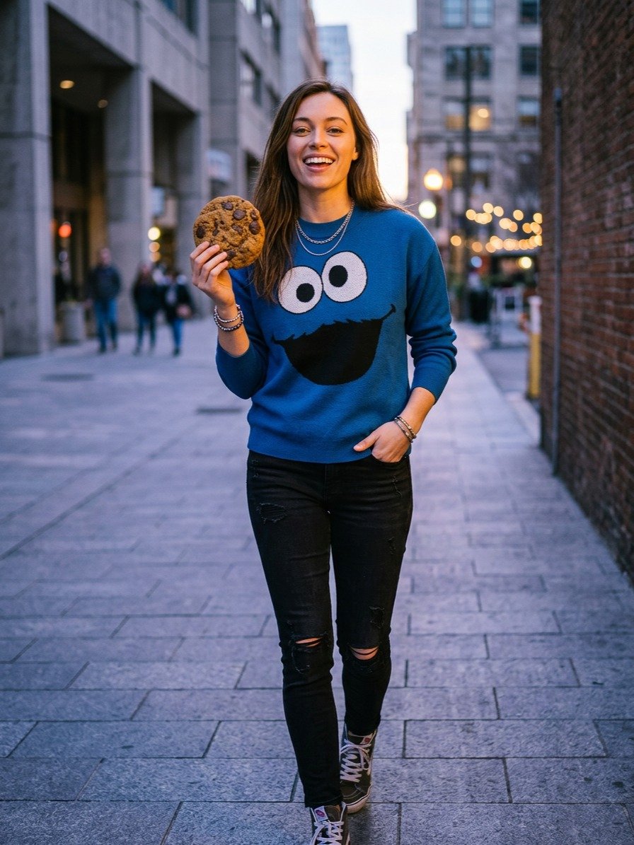 Cookie Monster Knit Sweater product image (1)