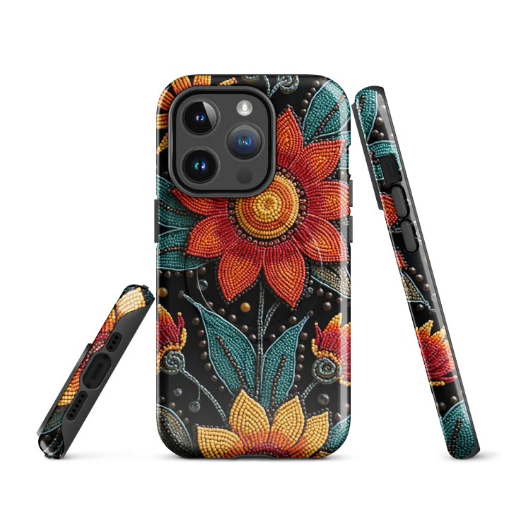 Beaded Blooms MagSafe® iPhone® Tough Case product image (2)