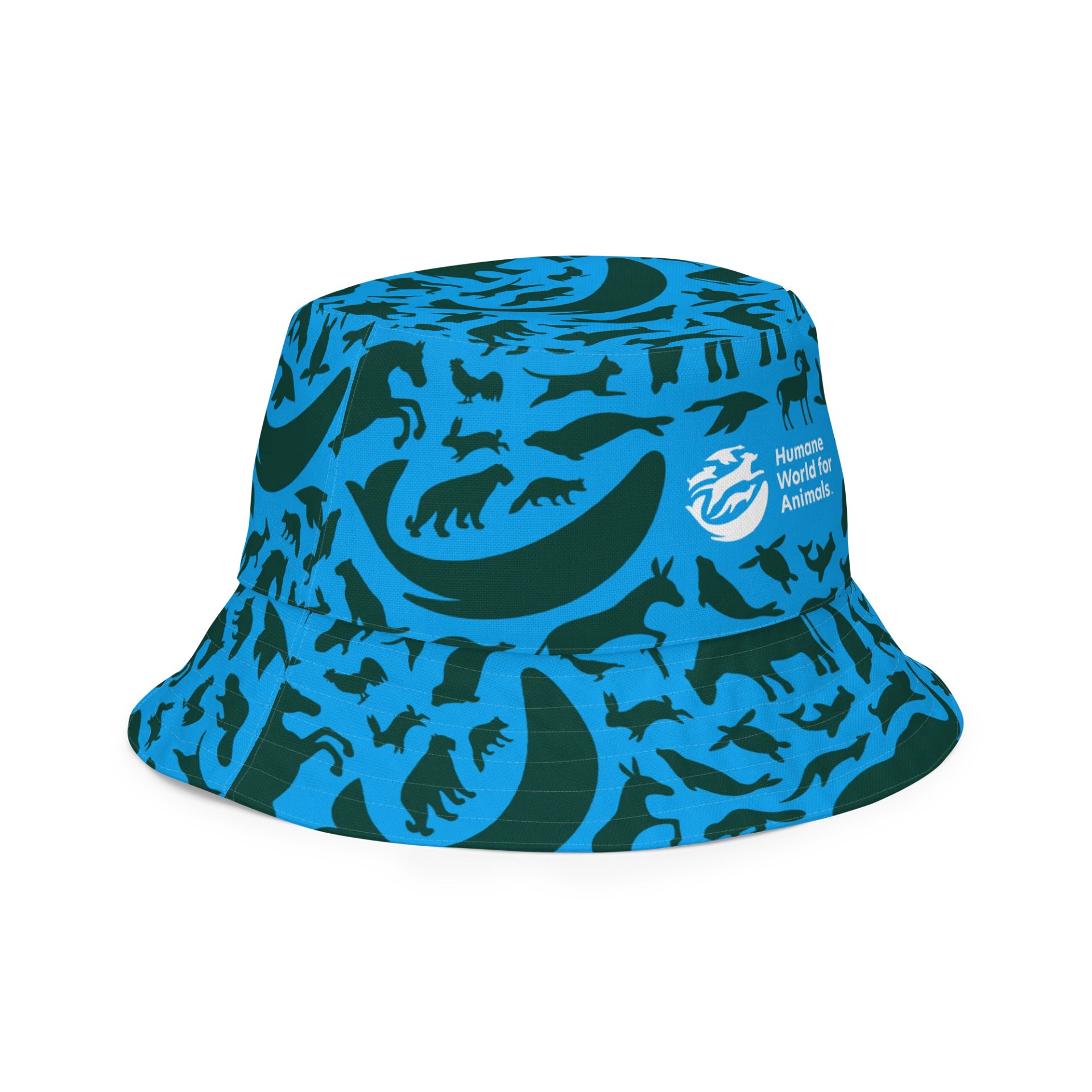 Reversible bucket hat with Animal Print product image (3)