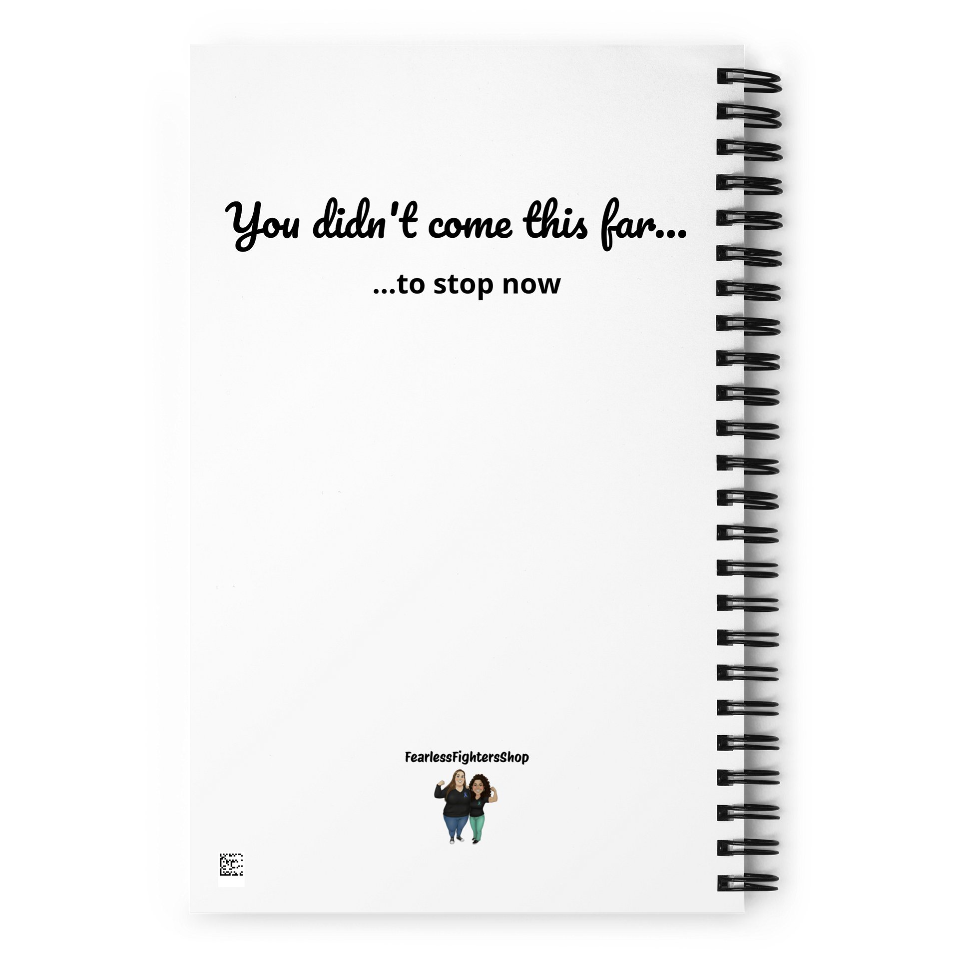 Ovarian Cancer - Fearless Fighter Spiral Journal [Dotted Pages] product image (2)