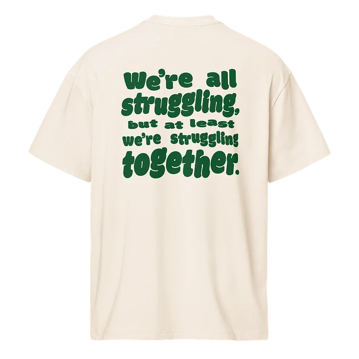 Struggling Together Tee - Cream product image (2)