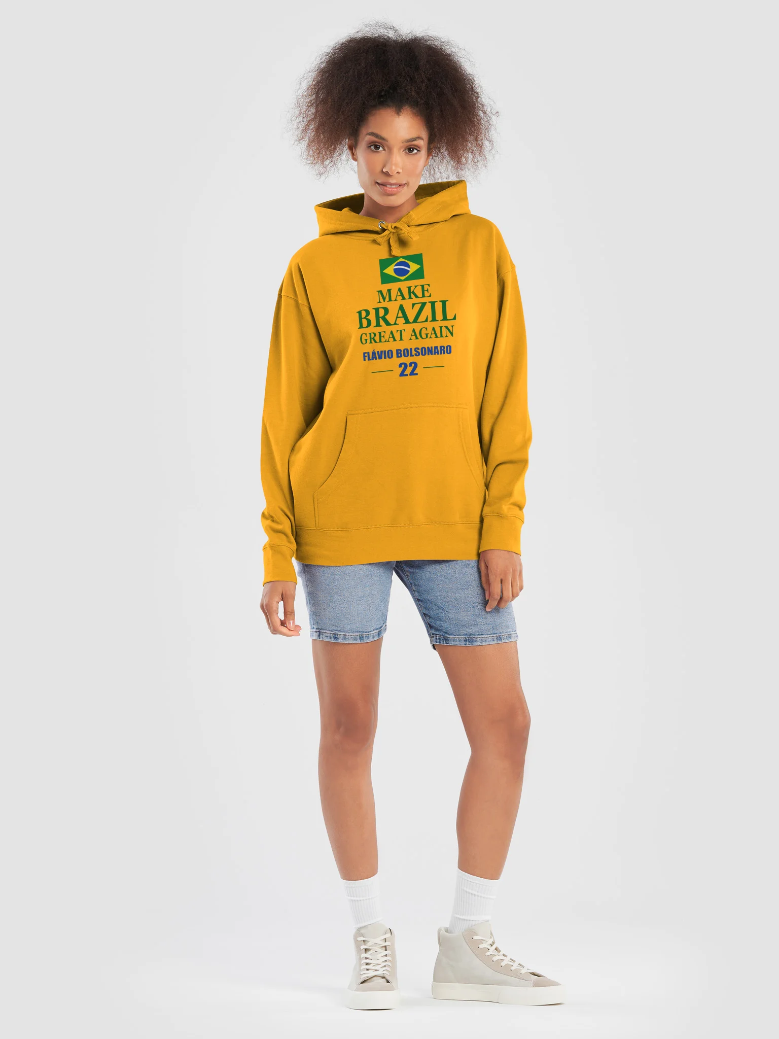 Make Brazil Great Again – Flávio Bolsonaro 22 Hoodie product image (15)