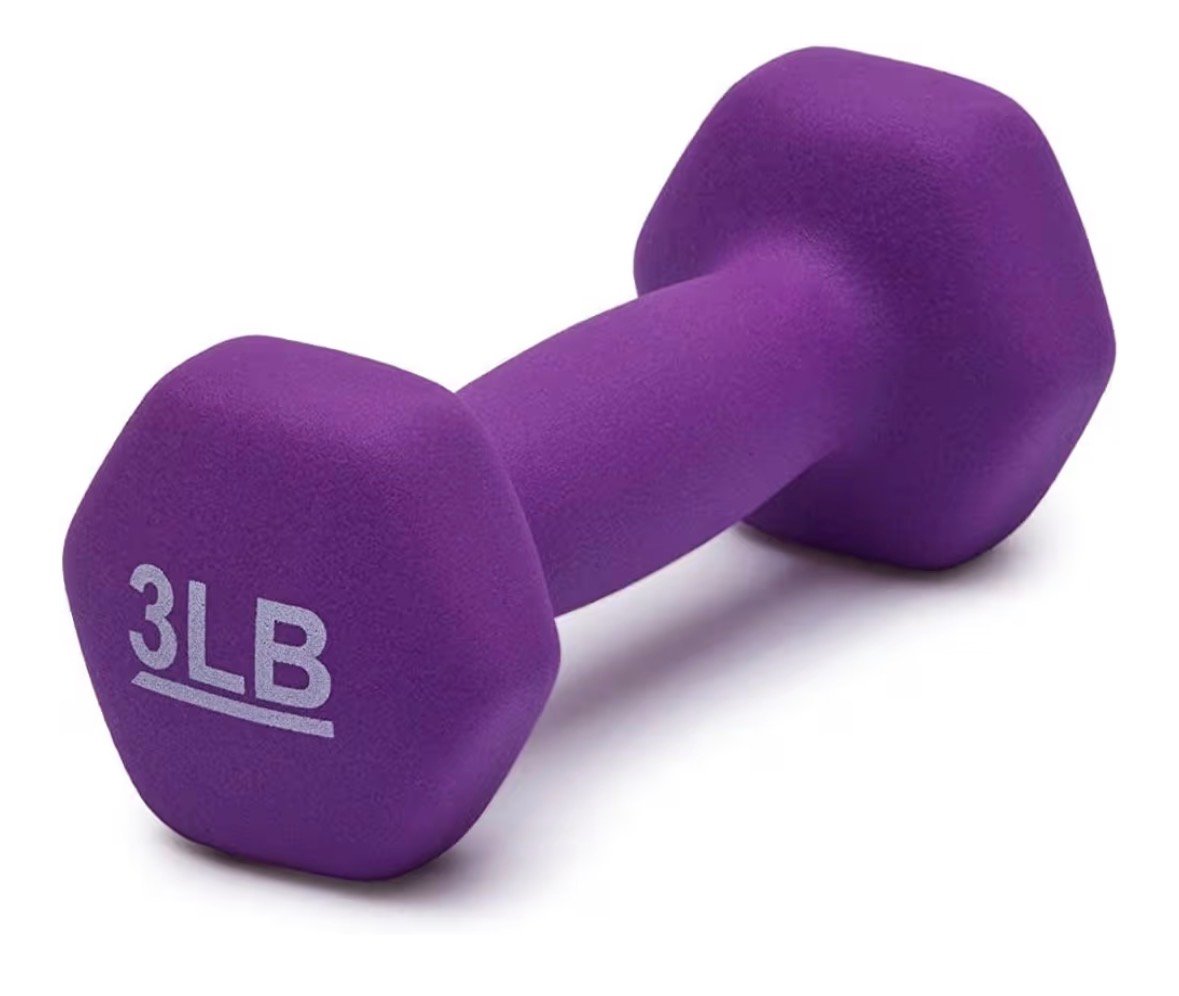 Amazon Basics Neoprene Dumbbell Hand Weights for Exercise and Muscle Toning product image (2)