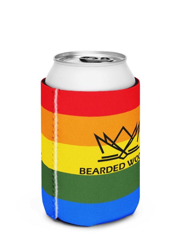 Coozie Can Cooler (Design: Bearded Woodz) Custom Pride product image (3)