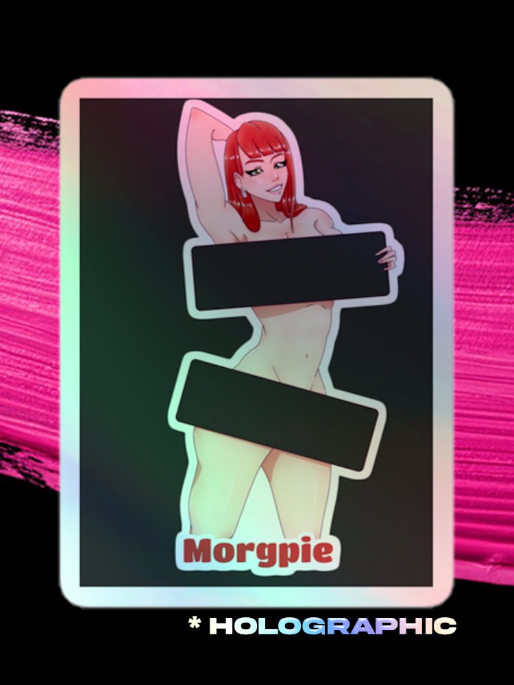 BLACK BAR META HOLO STICKER product image (1)