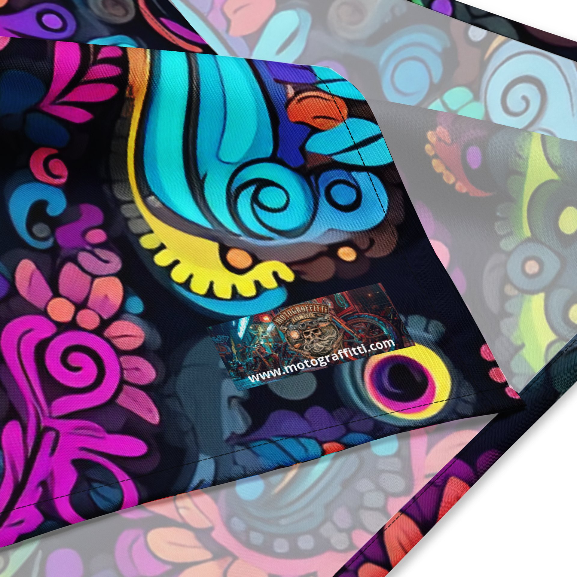 MötoGraffitti MötoGirl Neon Paisley Bandana product image (2)