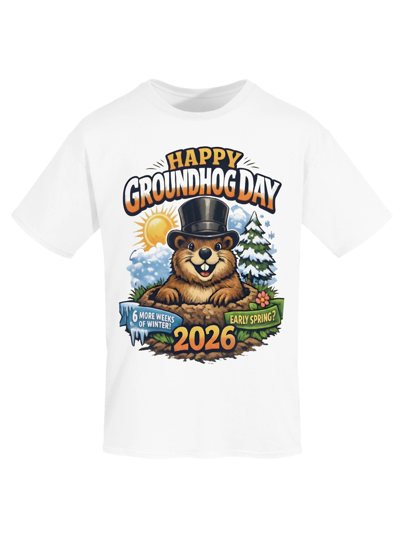 Happy Groundhog Day Winter/Spring Tee product image (5)