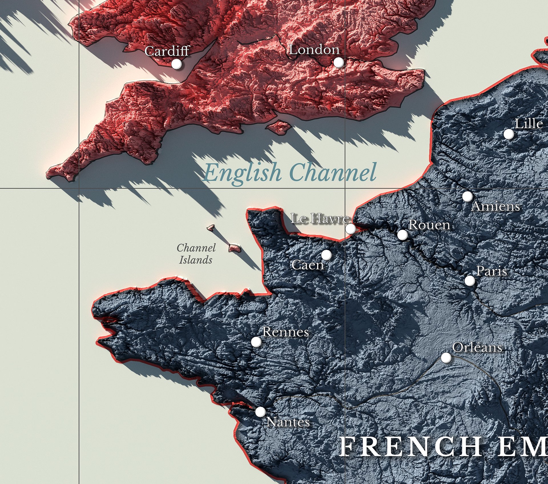 Napoleonic Europe - 1812 - Digital High Resolution Map product image (2)