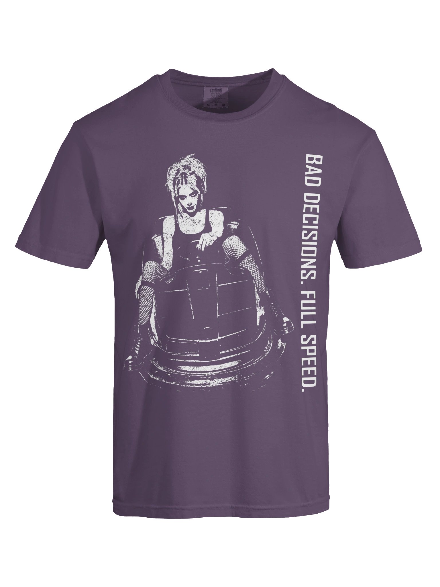 Bad Decisions. Full Speed. Bumper Girl // Heavyweight Vintage Tee product image (38)