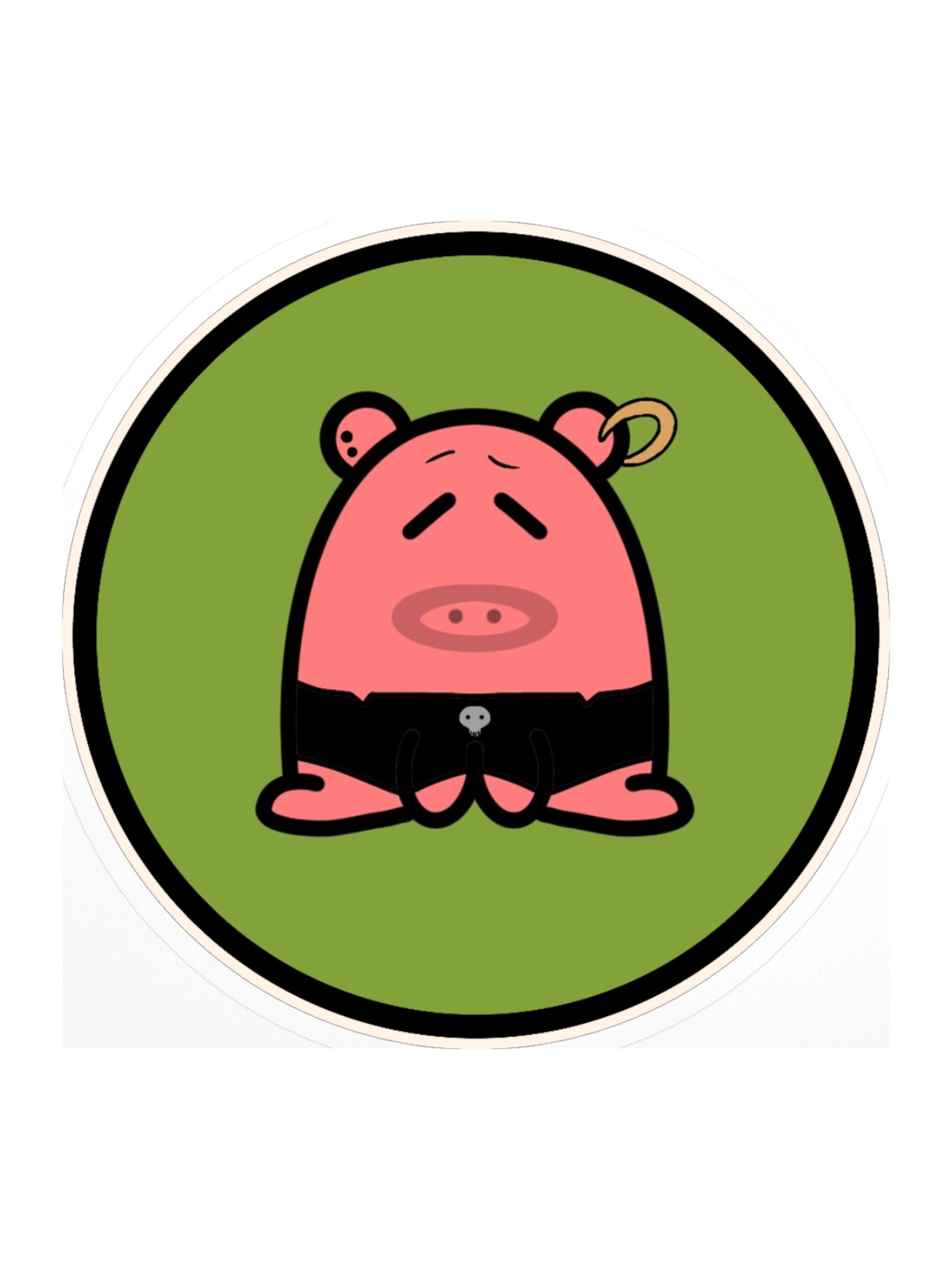 Emo Piggo Sticker product image (2)