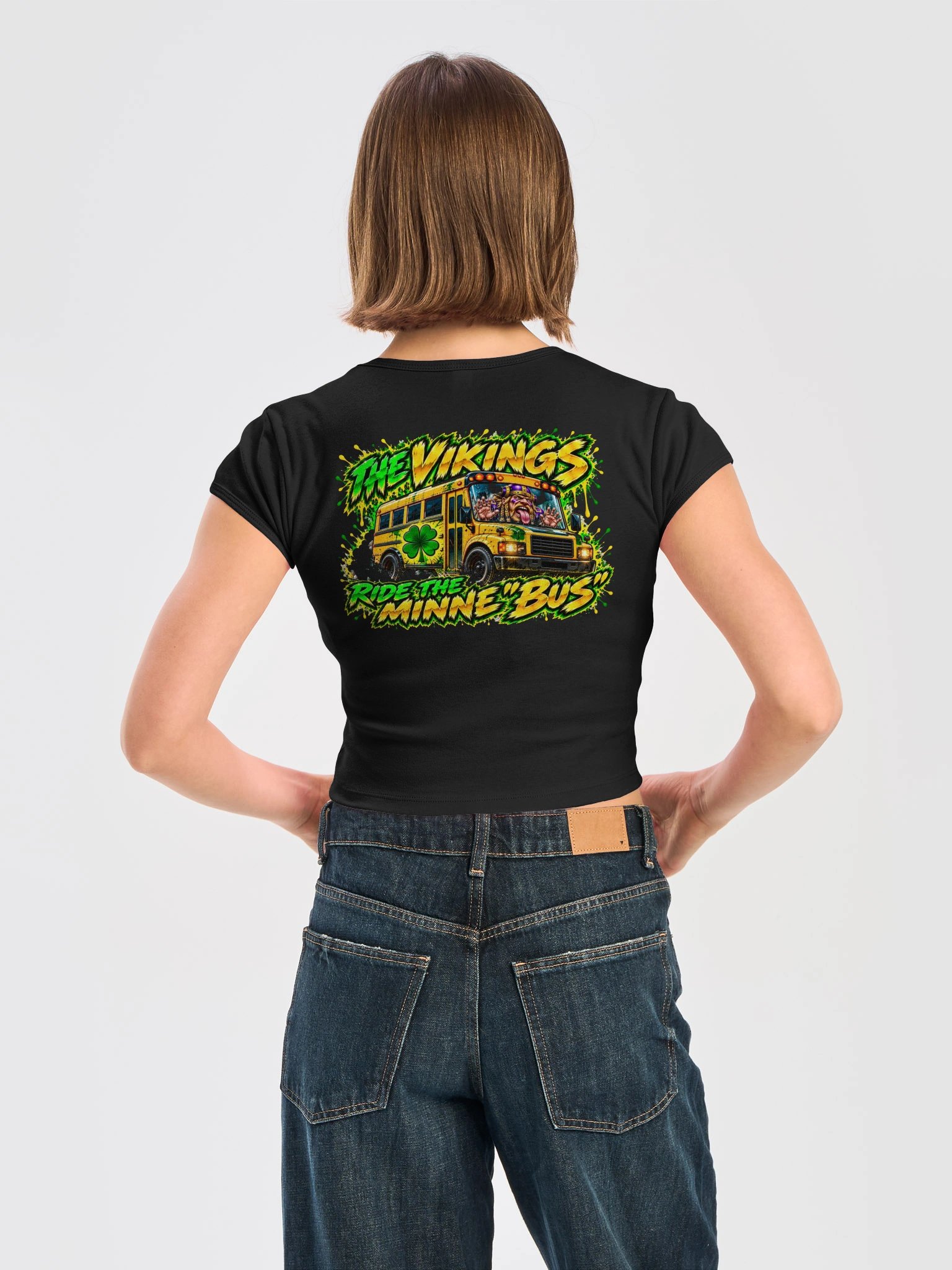 Schoolz Out Vikings Crop Top product image (4)