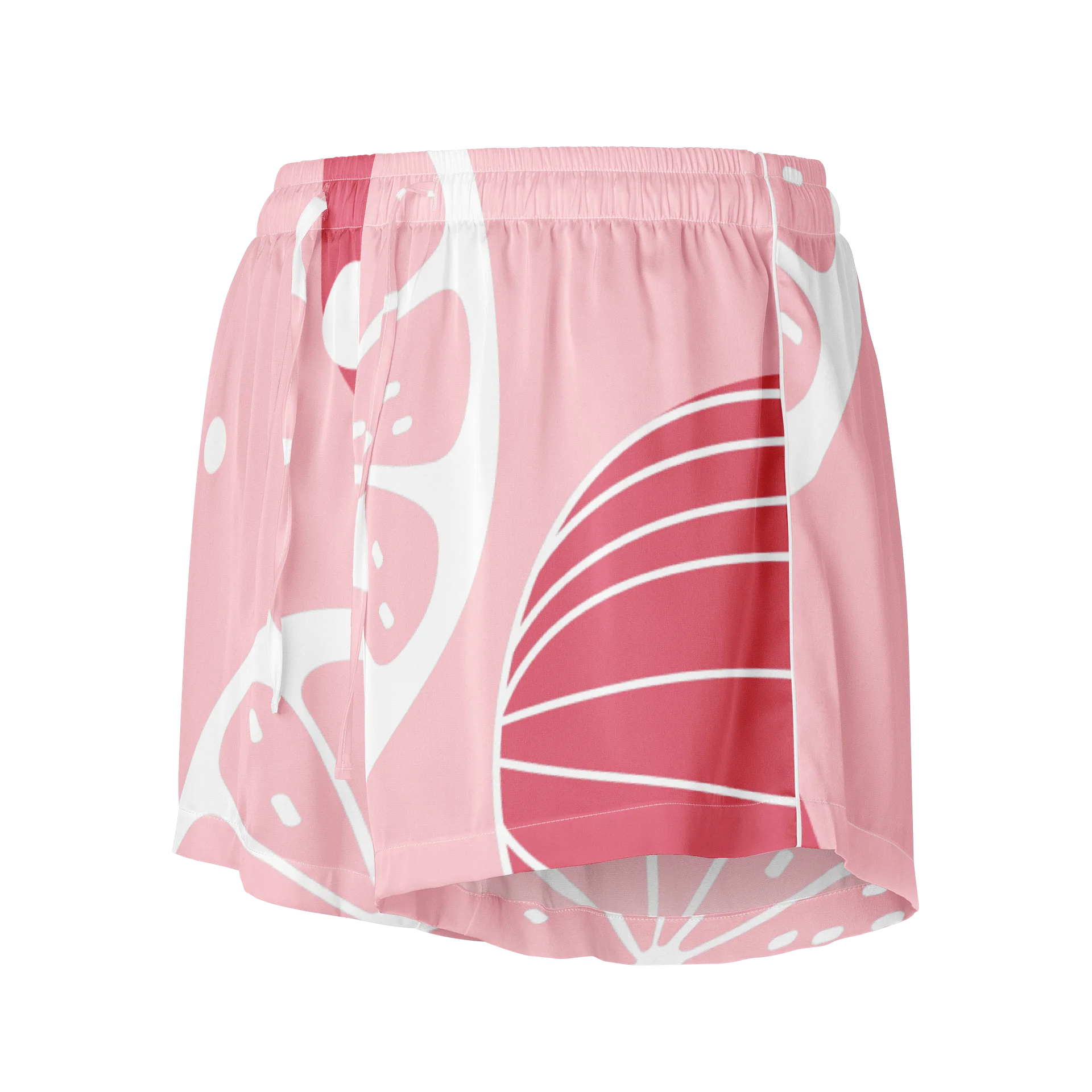 Pink Citrus Slice Pajama Shorts product image (2)