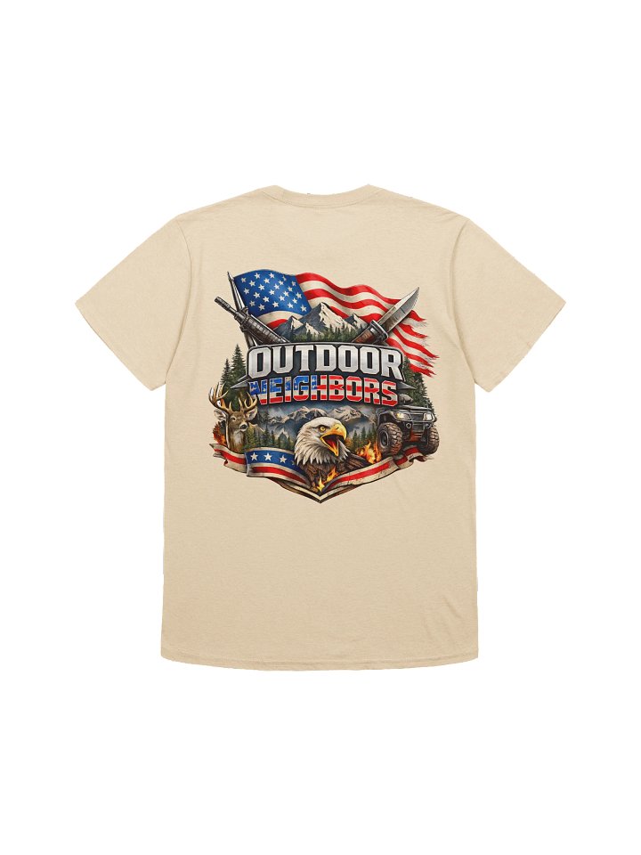 Outdoor Neighbors YouTube Channel Patriotic Tee product image (1)